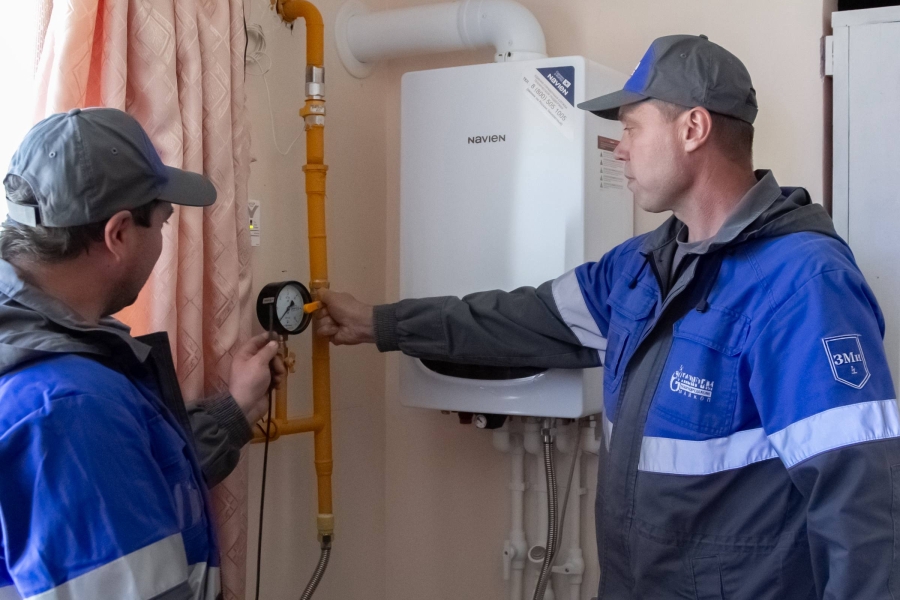 В станице Севастопольской подключили к газоснабжению ФАП и первые частные дома